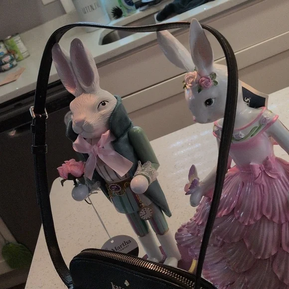 KATE SPADE Black Saffiano Crossbody Bag New - Picture 3 of 9